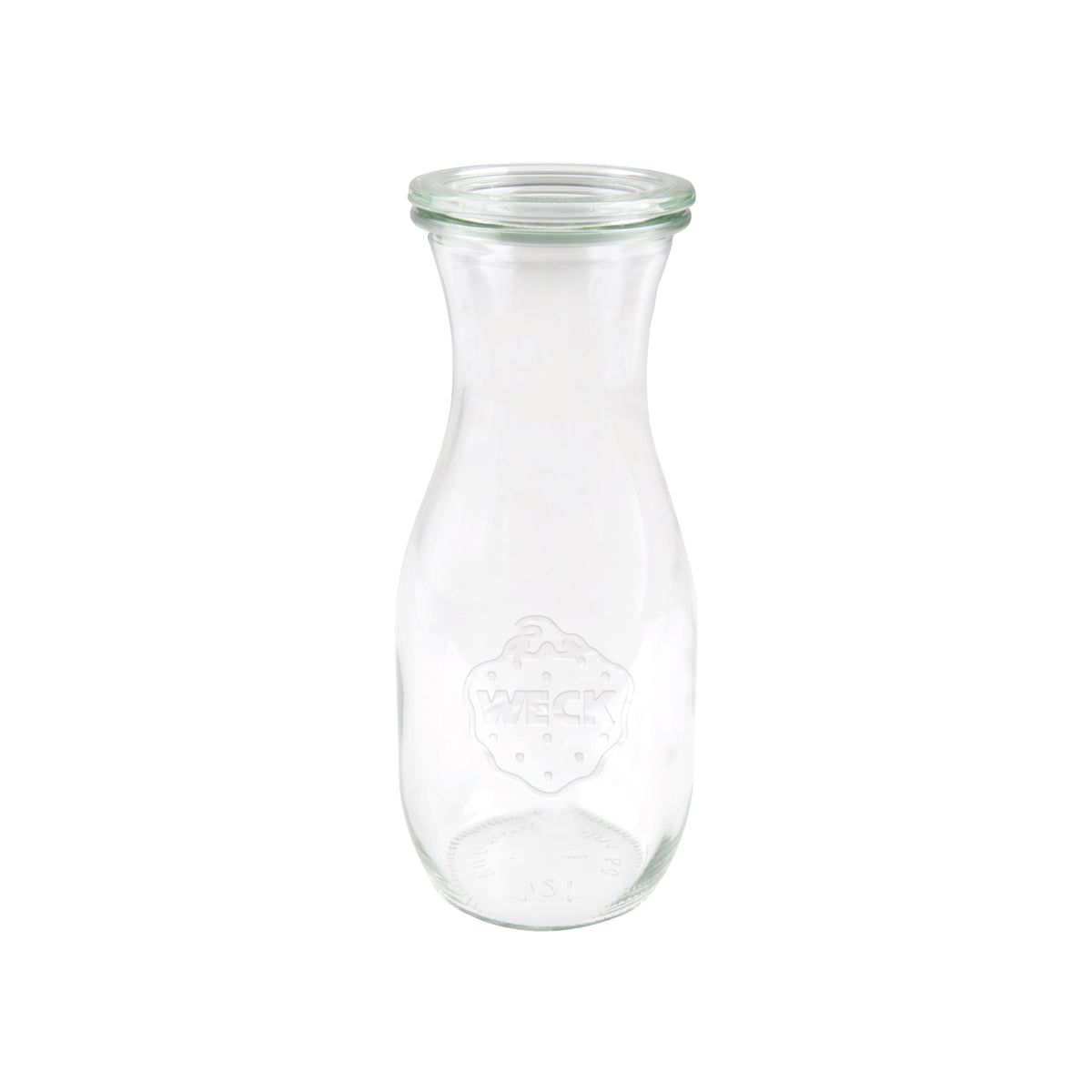 WECK BOTTLE GLASS JAR W/LID 530ml 60x184mm (764)