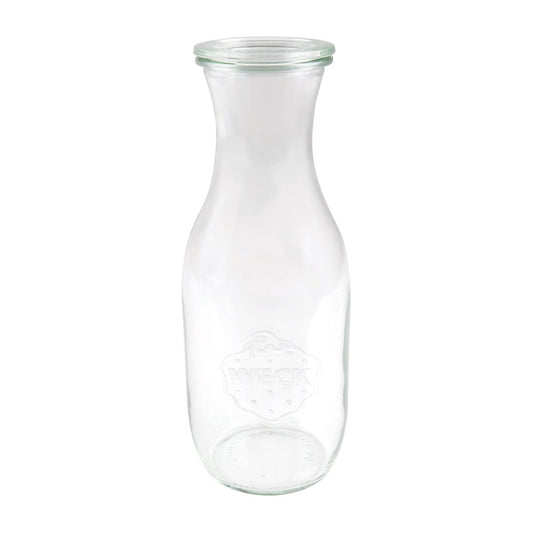 WECK BOTTLE GLASS JAR W/LID 1062ml 60x250mm (766)