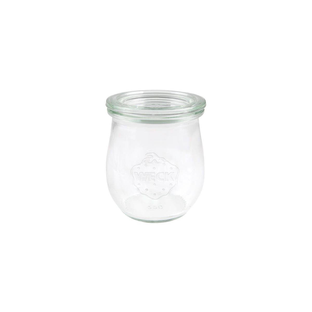 WECK GLASS JARS W/LID 220ml 70x80mm (762)