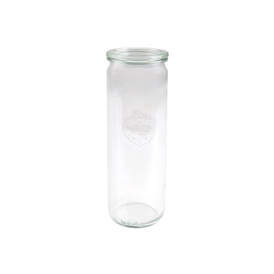 WECK CYLINDER GLASS JAR W/LID 600ml 60x210mm (905)