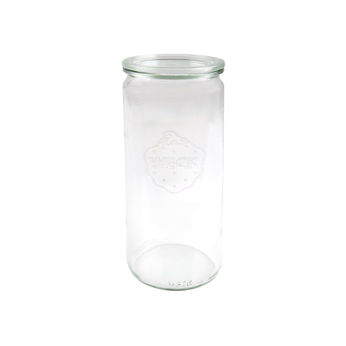 WECK CYLINDER GLASS JAR W/LID 1040ml 80x210mm (908)