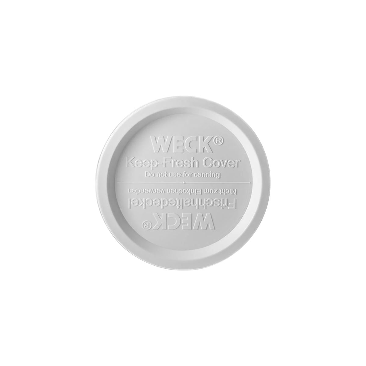 WECK KEEP FRESH PLASTIC COVERS 80mm LID (PACK OF 5)