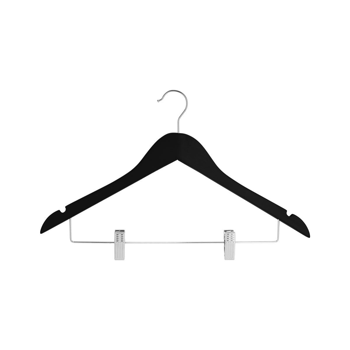NOBLE & PRICE HOOK HANGER STD WITH CLIPS BLACK 445x250x12mm
