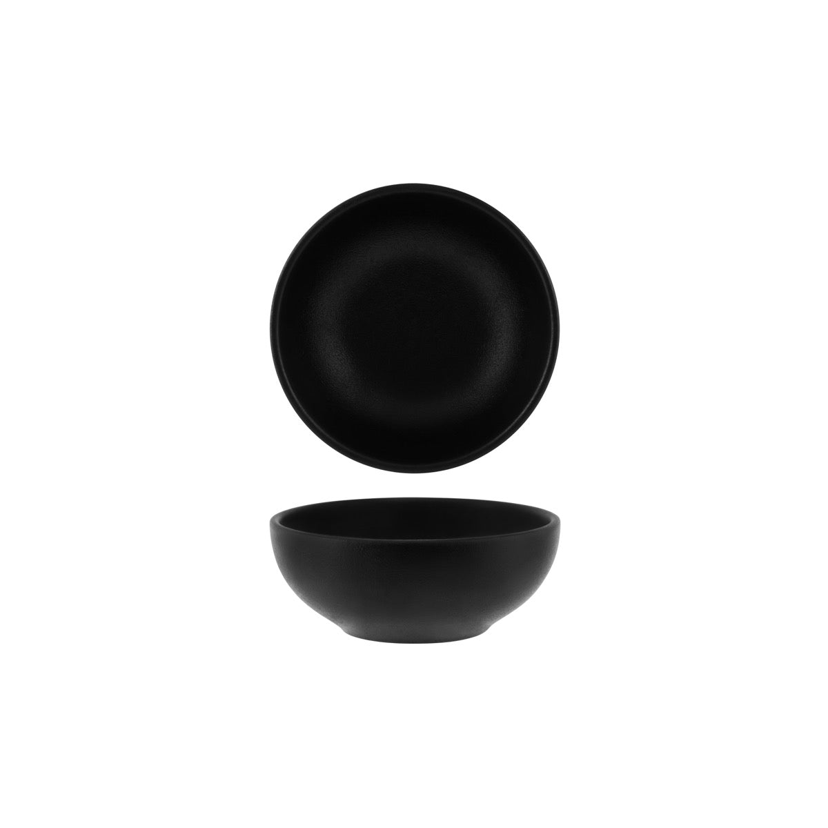 TABLEKRAFT TK BLACK CEREAL BOWL 160x55mm BLACK
