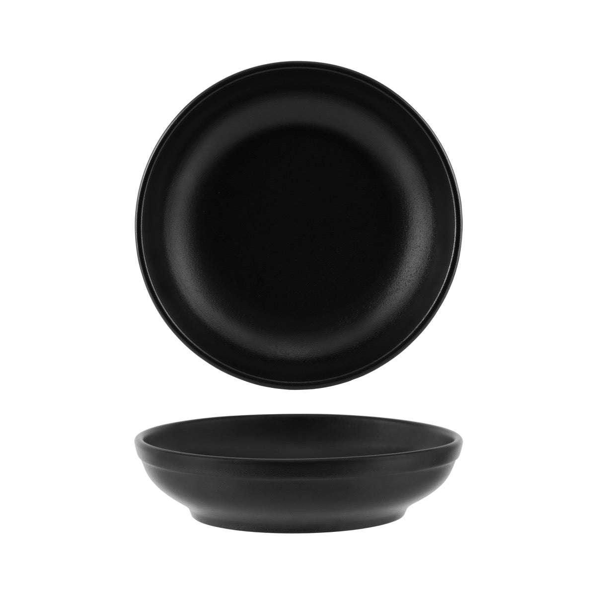 TABLEKRAFT TK BLACK ROUND BOWL FLARED 230x55mm BLACK