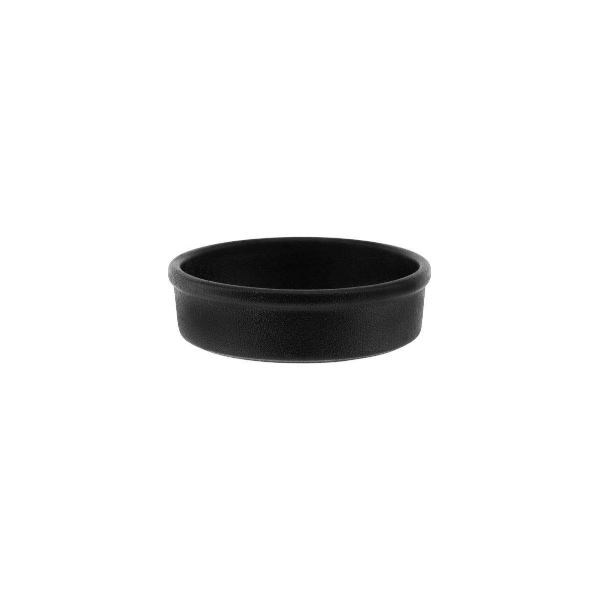 TABLEKRAFT TK BLACK ROUND DISH/TAPAS 140x45mm BLACK
