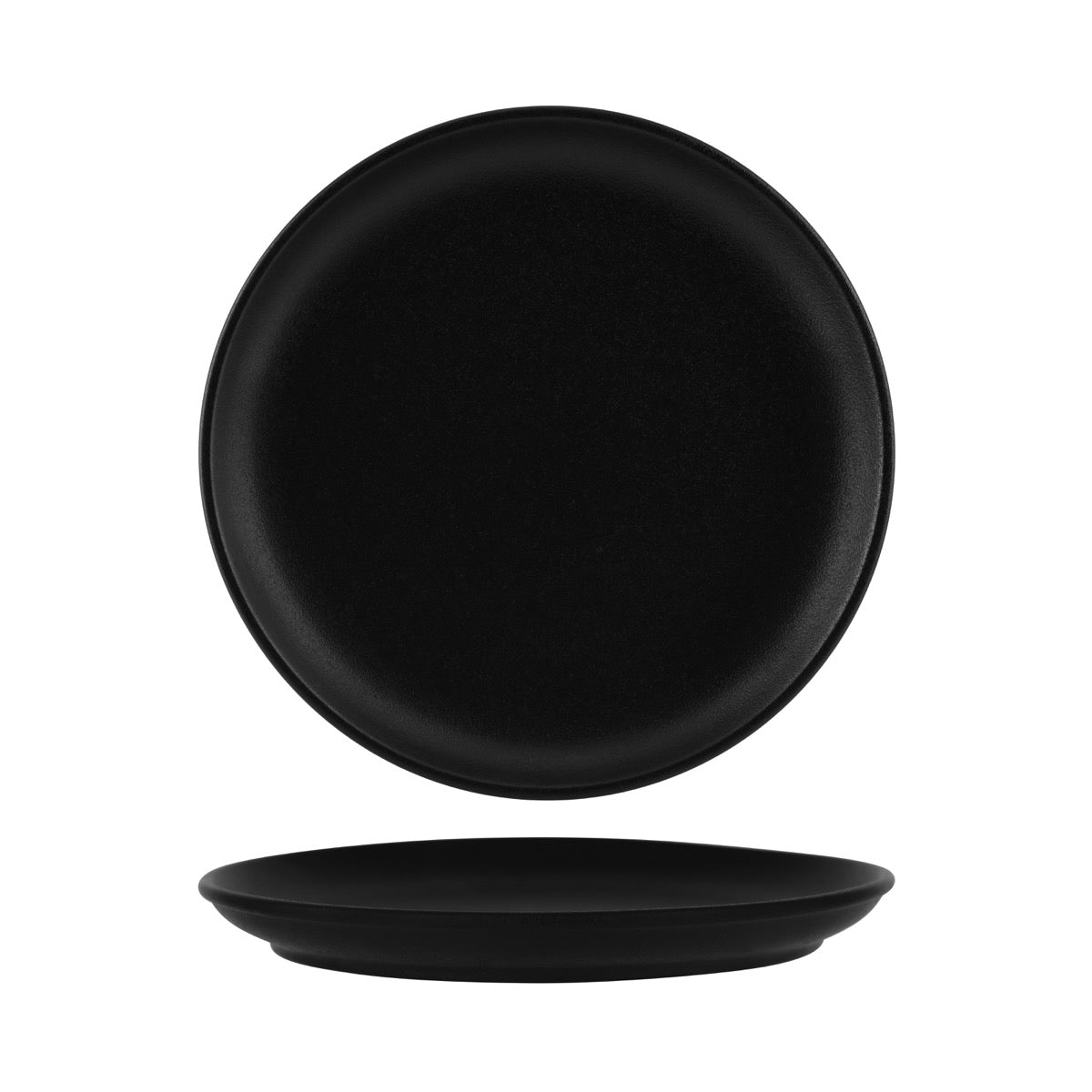 TABLEKRAFT TK BLACK ROUND COUPE PLATE 270x10mm BLACK