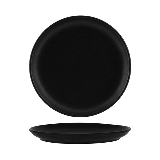 TABLEKRAFT TK BLACK ROUND COUPE PLATE 270x10mm BLACK