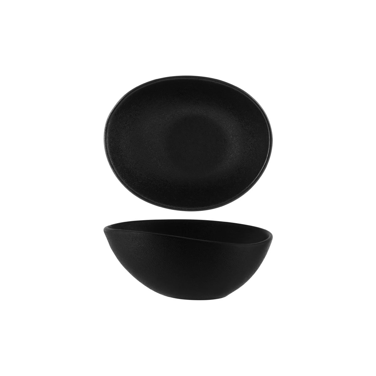 TABLEKRAFT TK BLACK TRIANGULAR BOWL 210x185x90mm BLACK