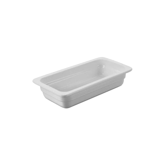 CHEF INOX GASTRONORM DISH PORCELAIN 1/3 SIZE 325x176x65mm