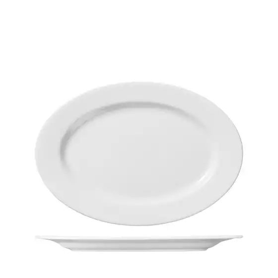 Ariane Prime Oval Plate Wide Rim 320x220mm (pack of 6)