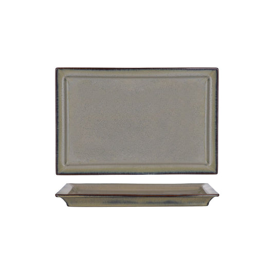 TABLEKRAFT ARTISTICA RECT PLATE w/RIM 310x205mm CANVAS