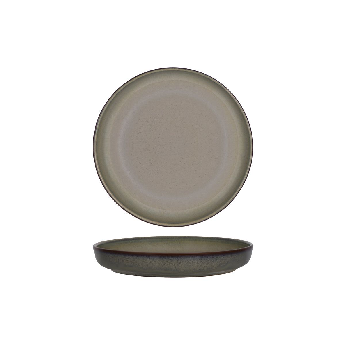 TABLEKRAFT ARTISTICA ROUND DEEP PLATE 240mm CANVAS