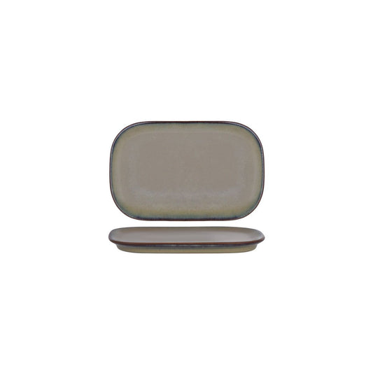 TABLEKRAFT ARTISTICA RECT COUPE PLATE 220x140mm CANVAS