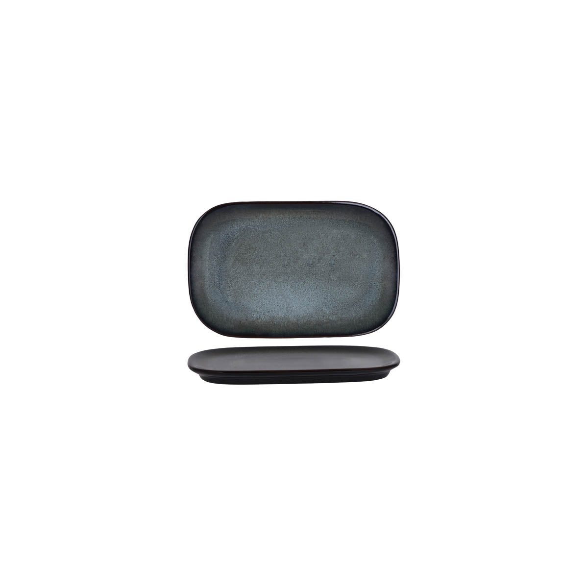 TABLEKRAFT ARTISTICA RECT COUPE PLATE 170x11\0mm PEWTER