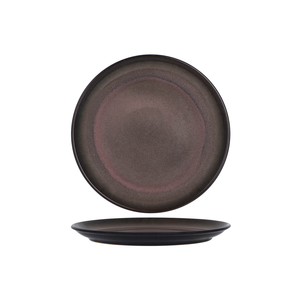 TABLEKRAFT ARTISTICA RND PLATE ROLLED EDGE 270mm MULBERRY