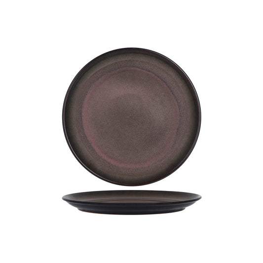 TABLEKRAFT ARTISTICA RND PLATE ROLLED EDGE 270mm MULBERRY