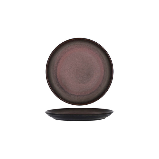 TABLEKRAFT ARTISTICA RND PLATE ROLLED EDGE 220mm MULBERRY