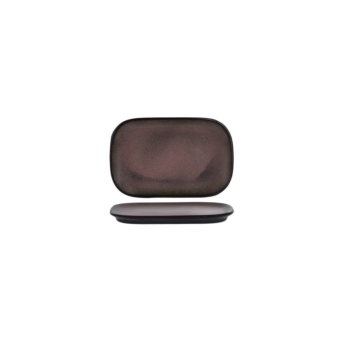 TABLEKRAFT ARTISTICA RECT COUPE PLATE 170x110mm MULBERRY