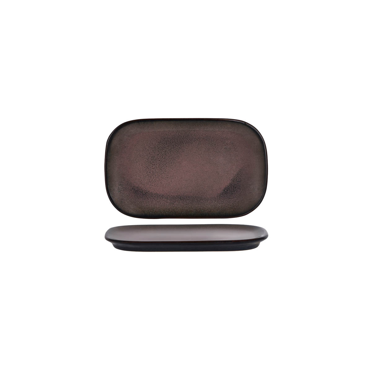 TABLEKRAFT ARTISTICA RECT COUPE PLATE 250x140mm MULBERRY