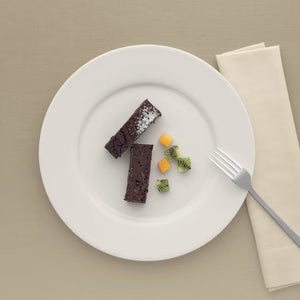 BAUSCHER PURITY FLAT PLATE w/RIM 260mm Pack of 6