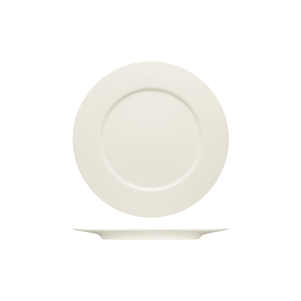 BAUSCHER PURITY FLAT PLATE w/RIM 320mm