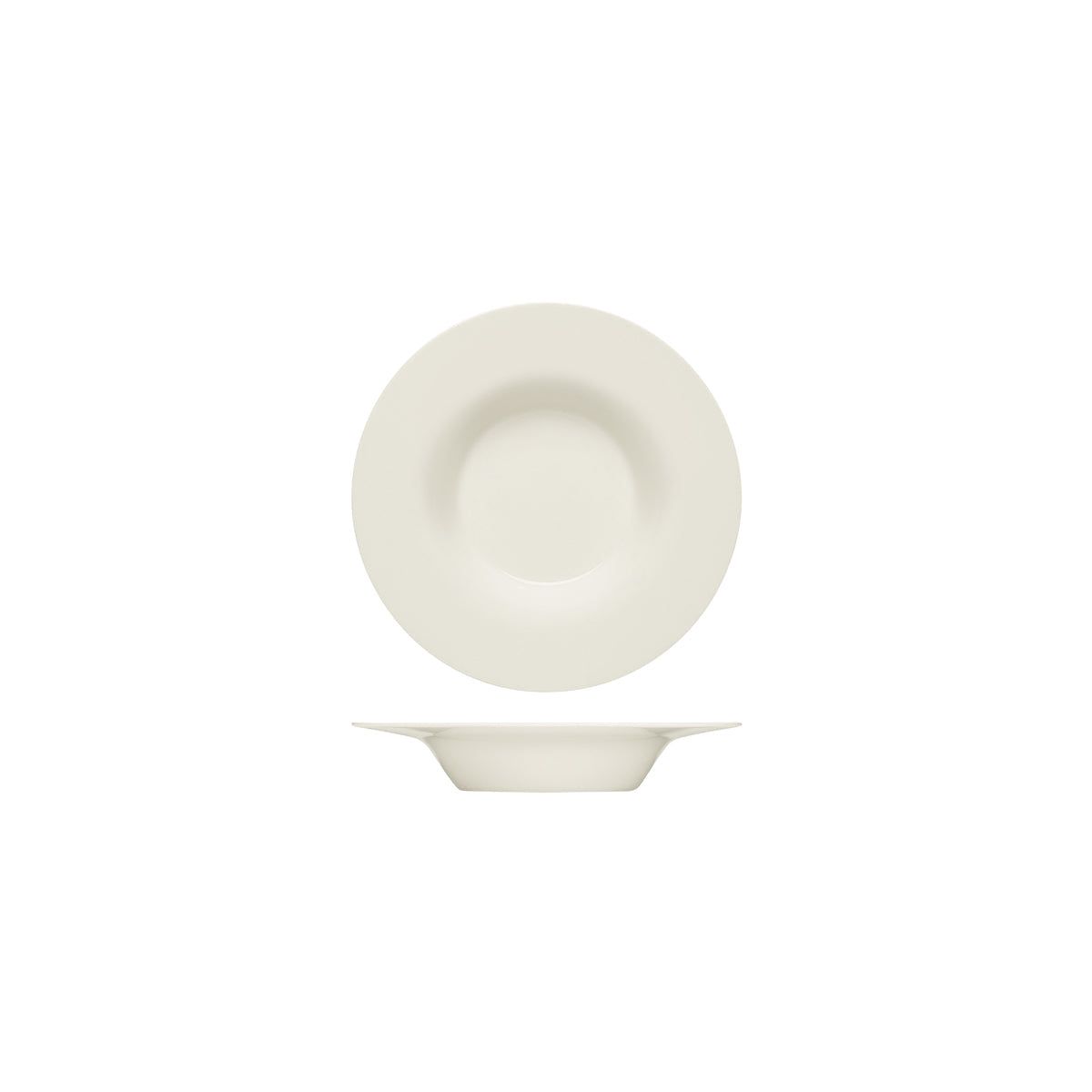 BAUSCHER PURITY DEEP PLATE w/RIM 200x37mm
