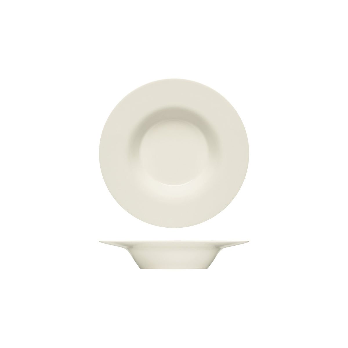 BAUSCHER PURITY DEEP PLATE w/RIM 240x45mm