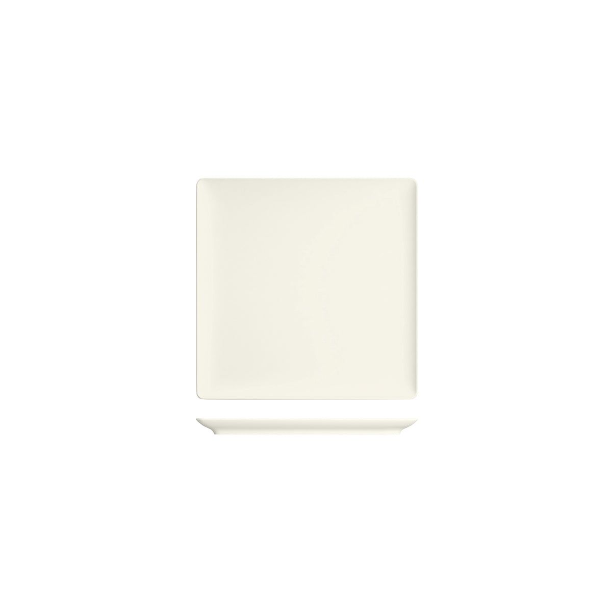 BAUSCHER PURITY SQUARE COUPE PLATE 200mm