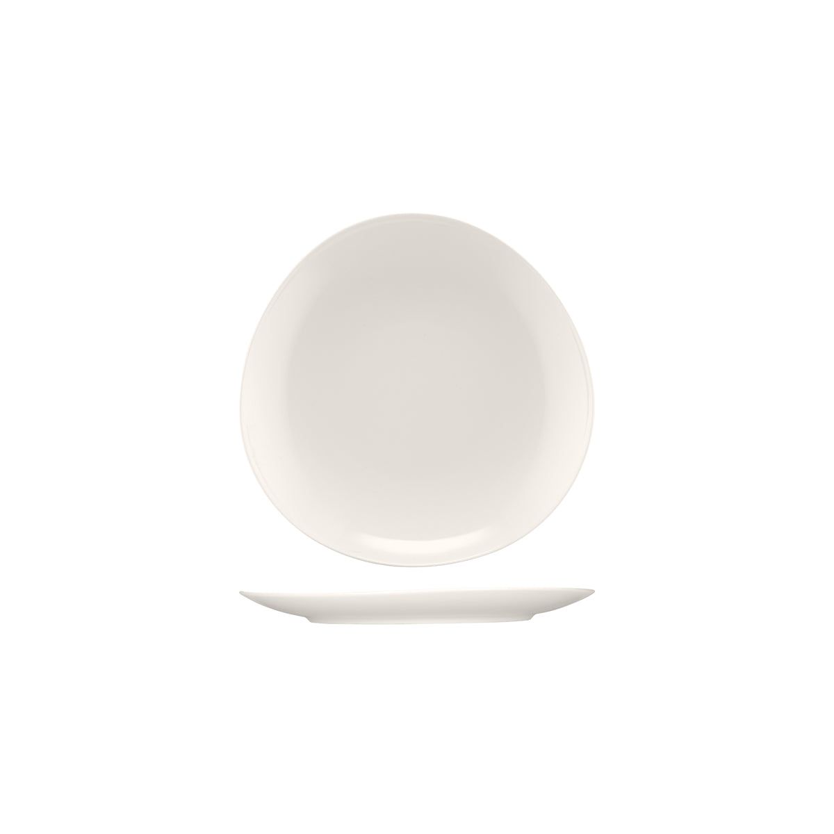 BAUSCHER PURITY ASYMMETRIC COUPE PLATE 240mm