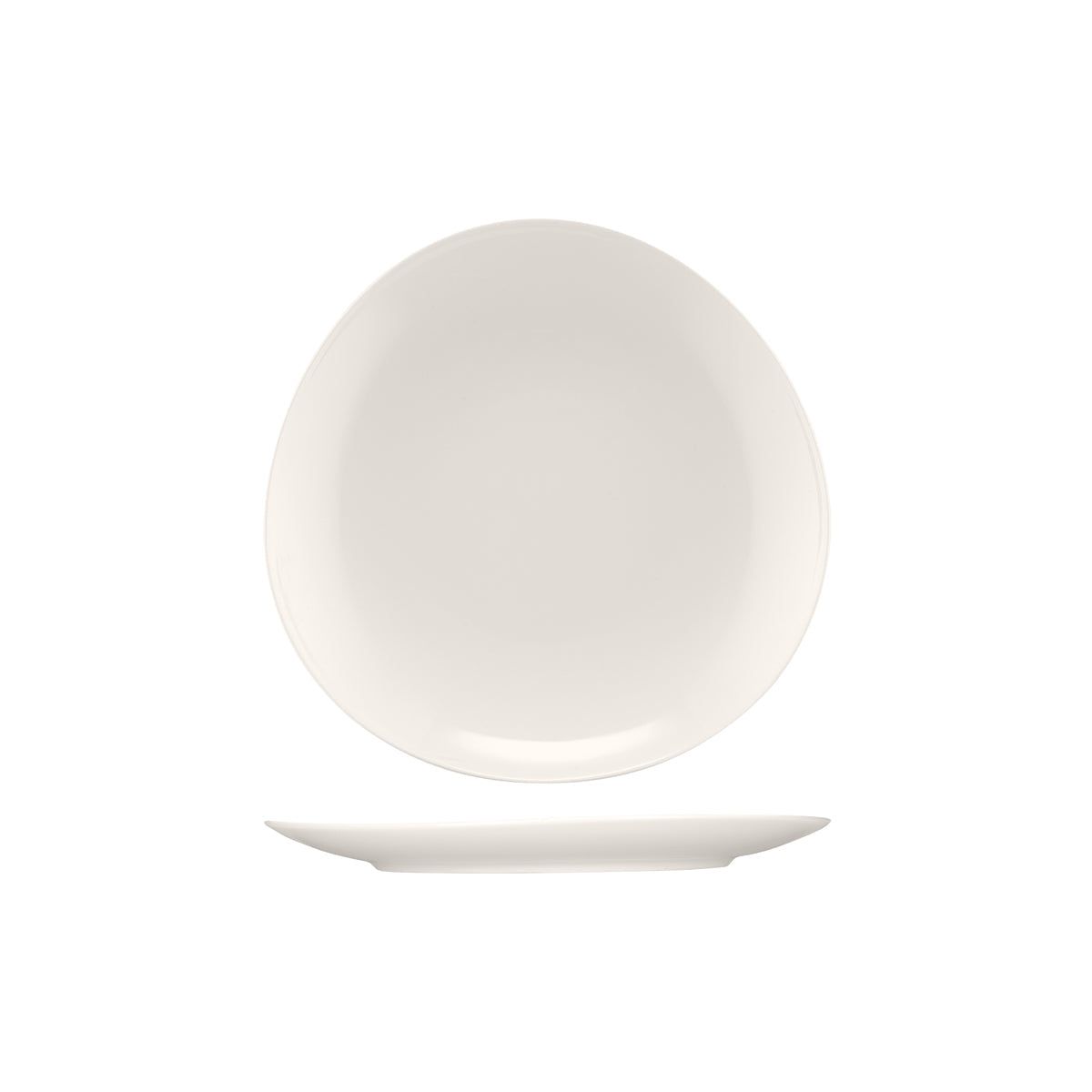 BAUSCHER PURITY ASYMMETRIC COUPE PLATE 290mm