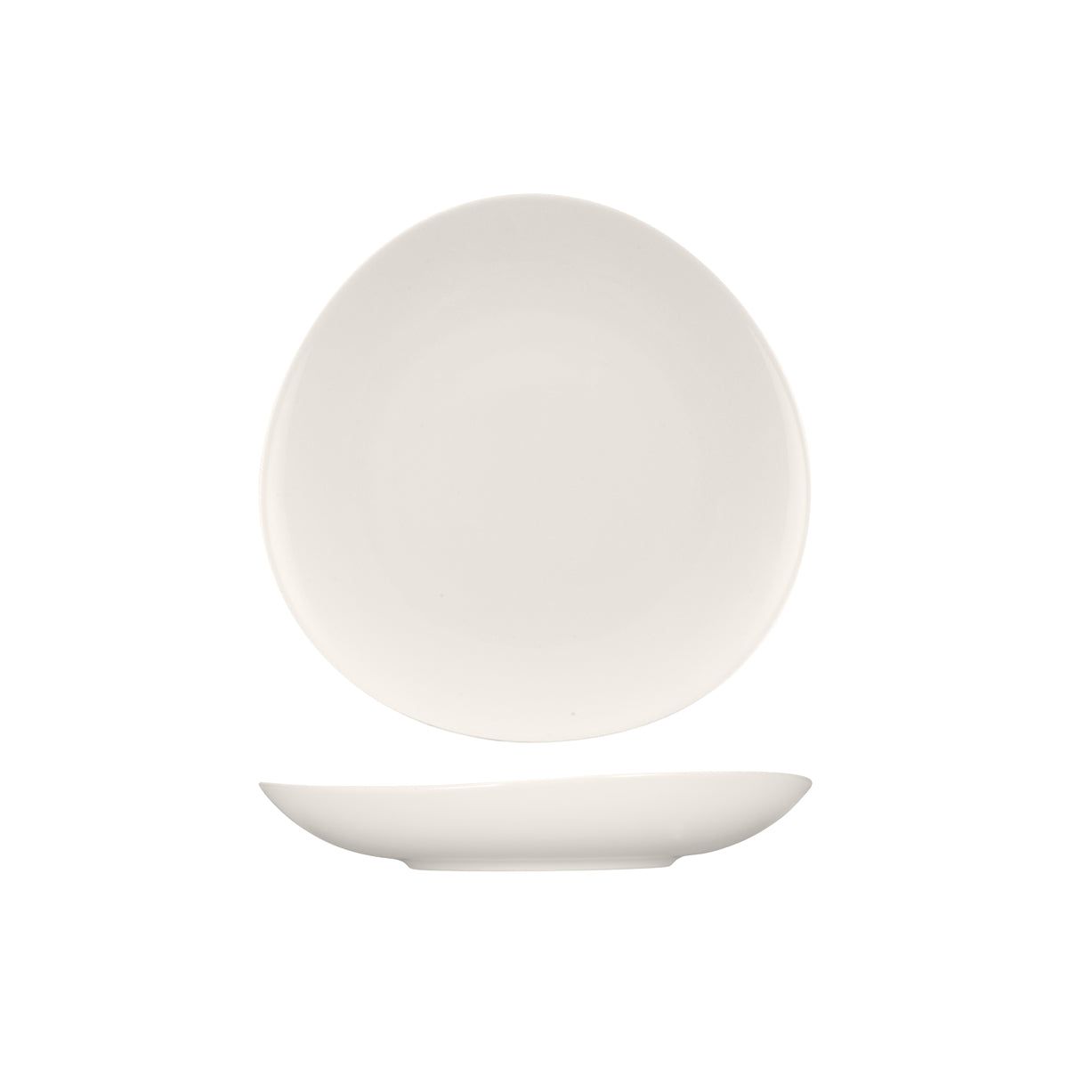 BAUSCHER PURITY ASYMMETRIC DEEP COUPE PLATE 290x50mm