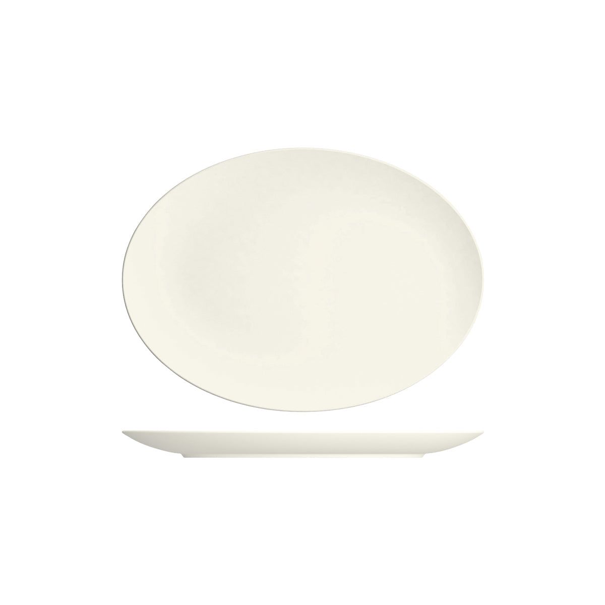 BAUSCHER PURITY OVAL COUPE PLATTER 330x240mm