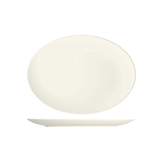BAUSCHER PURITY OVAL COUPE PLATTER 370x272mm