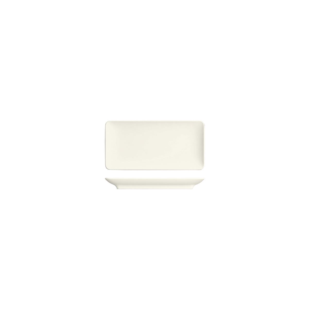 BAUSCHER PURITY RECTANGULAR COUPE PLATTER 180x90mm
