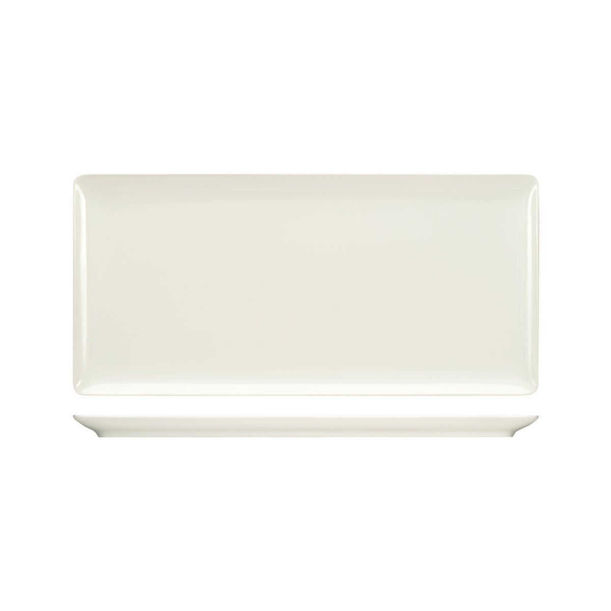 BAUSCHER PURITY RECTANGULAR COUPE PLATTER 420x200mm
