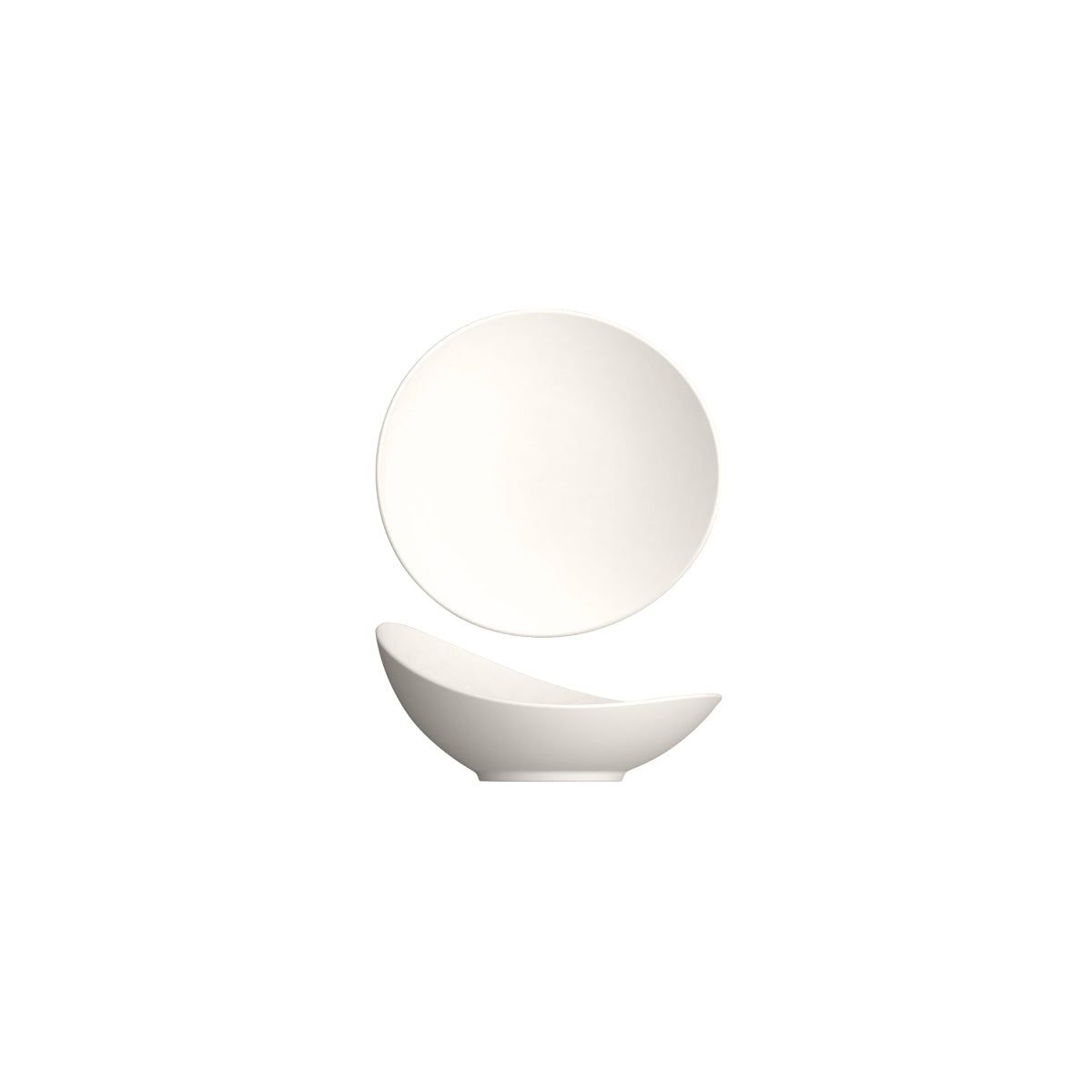 BAUSCHER PURITY ASYMMETRIC DISH 170x165x80mm 350ml