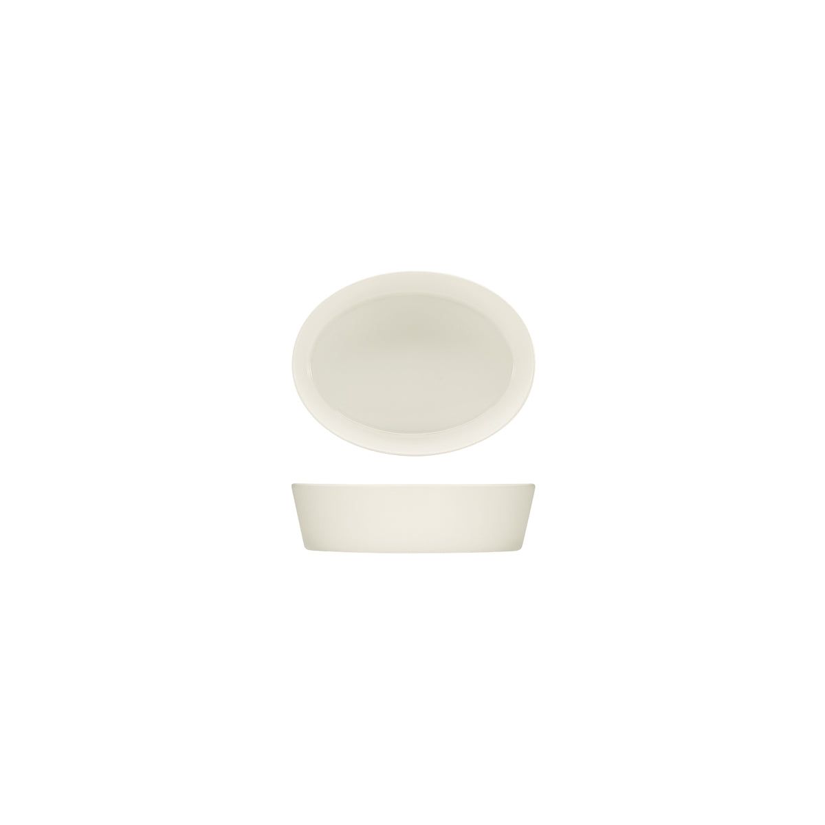 BAUSCHER PURITY OVAL DISH 160x120mm 500ml