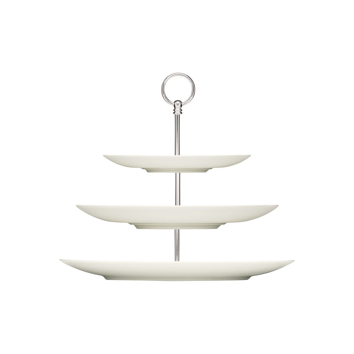 BAUSCHER PURITY SERVING STAND 3 TIER COUPE PLATE 270x324mm