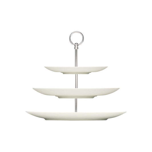 BAUSCHER PURITY SERVING STAND 3 TIER COUPE PLATE 270x324mm