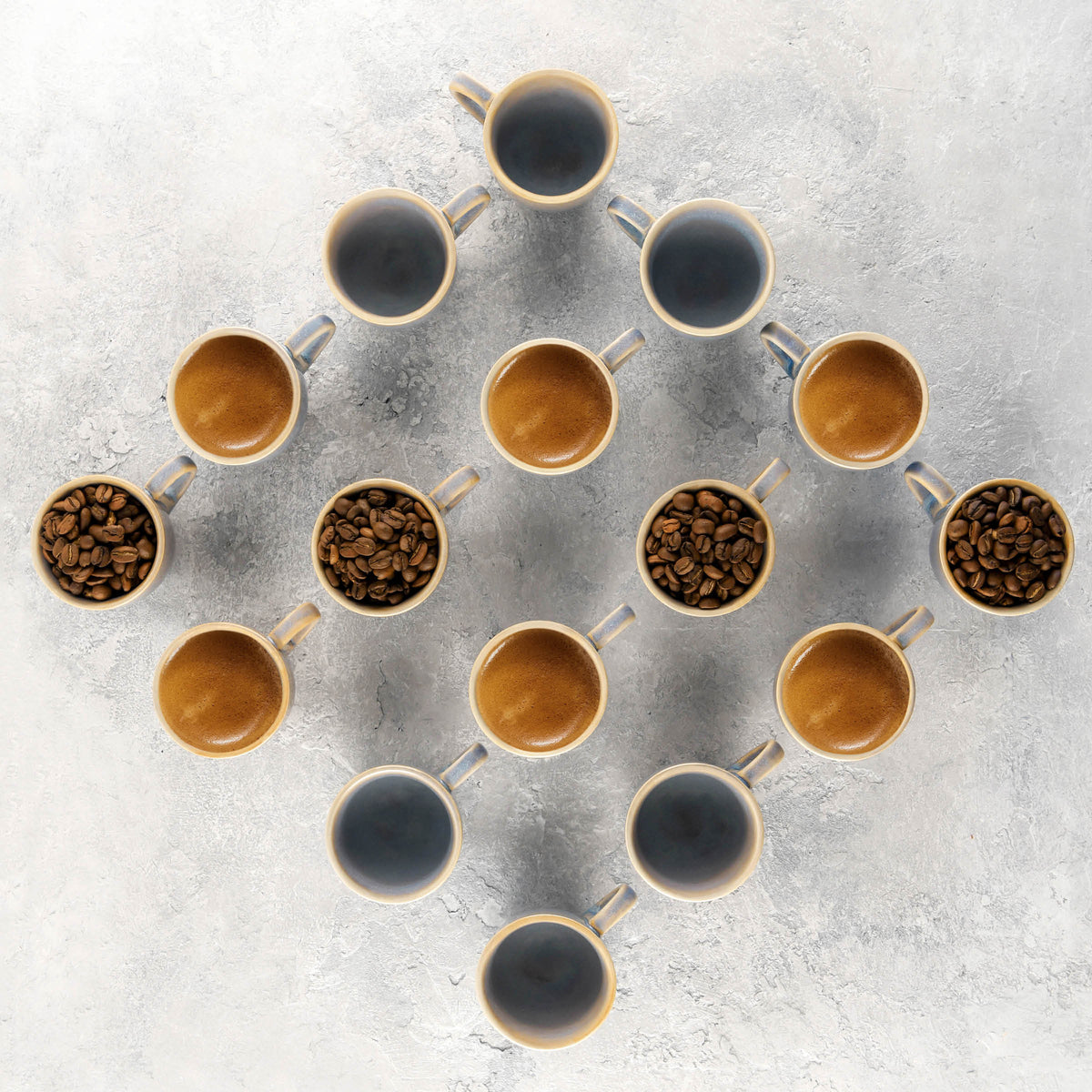 Brew Azure Blue Cappuccino Cup 220ml Pack of 6 โ official