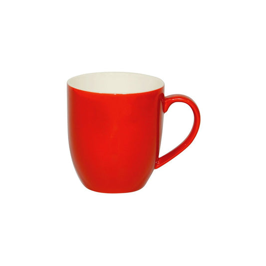 Brew-Chilli/White Mug 380Ml Pack of 6