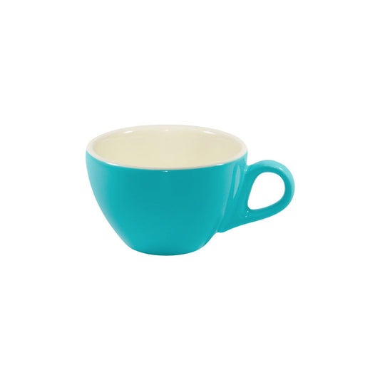 Brew-Teal/White Cappuccino Cup 220Ml Pack of 6