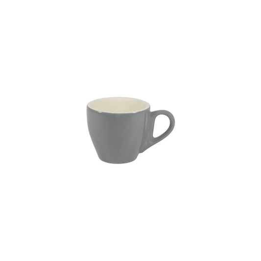 Brew-French Grey/White Espresso Cup 90Ml Pack of 6