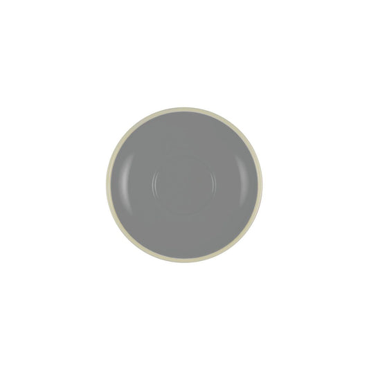 Brew-French Grey/White Espresso Saucer To Suit Bw0500 Pack of 6