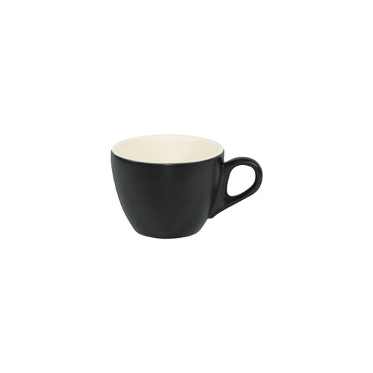 Brew-Smoke/White Matt Flat White  Cup 160Ml Pack of 6