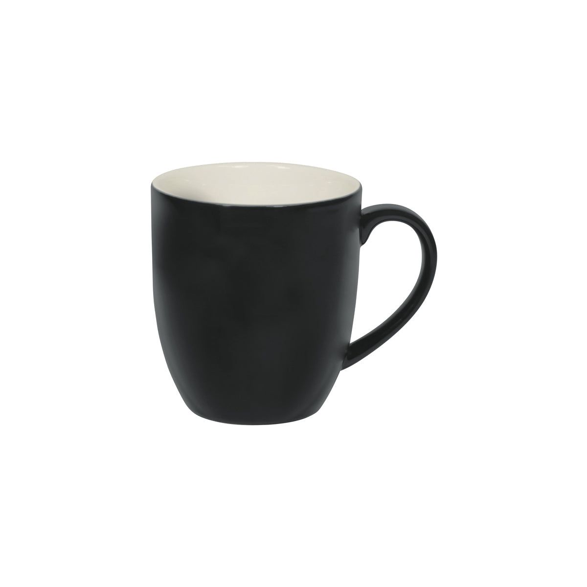 Brew-Smoke/White Mug 380Ml Pack of 6