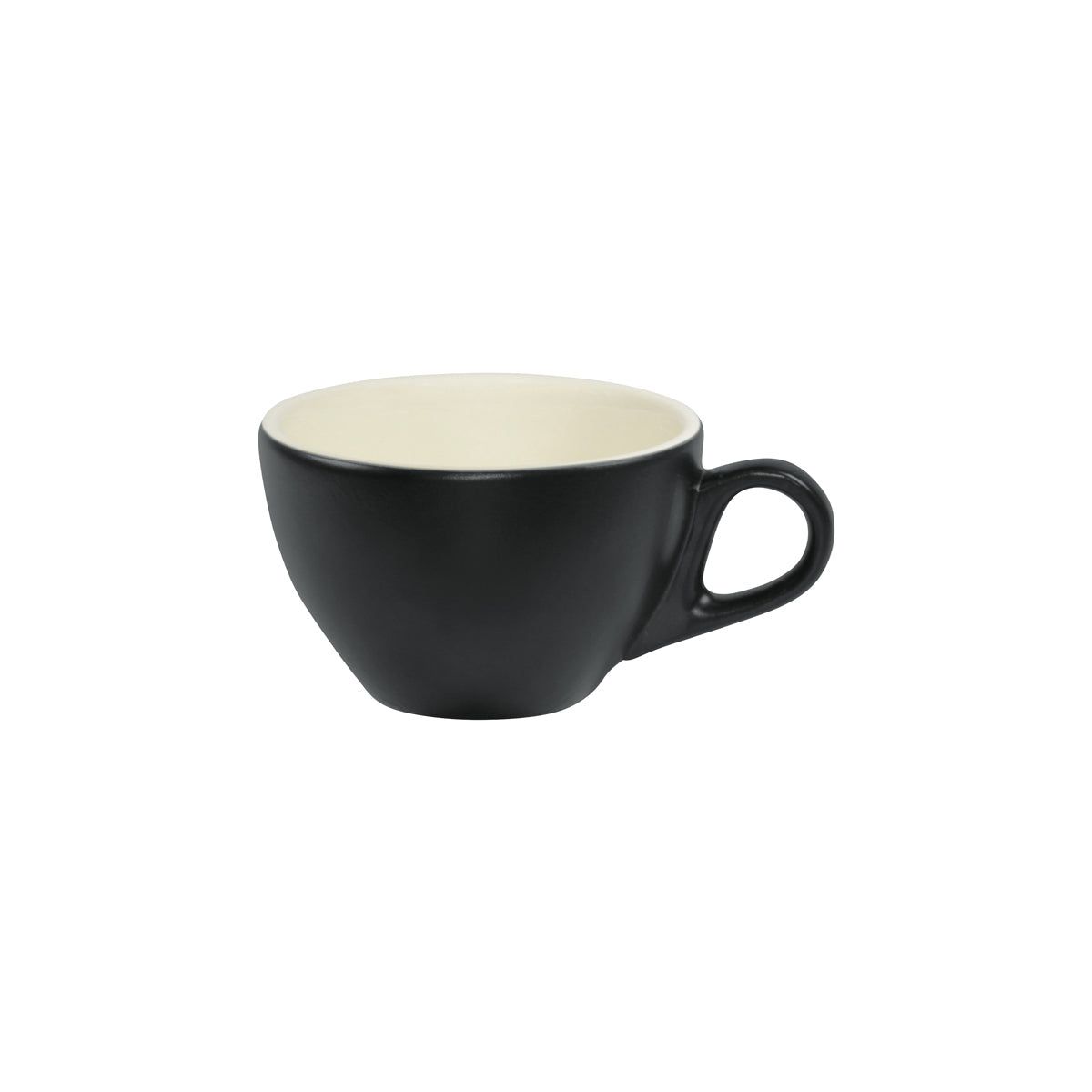Brew-Smoke/White Matt Latte Cup 280Ml Pack of 6