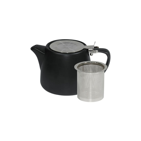 Brew-Smoke Stackable Matt Teapot 500Ml Ss Infuser/Lid Pack of 2