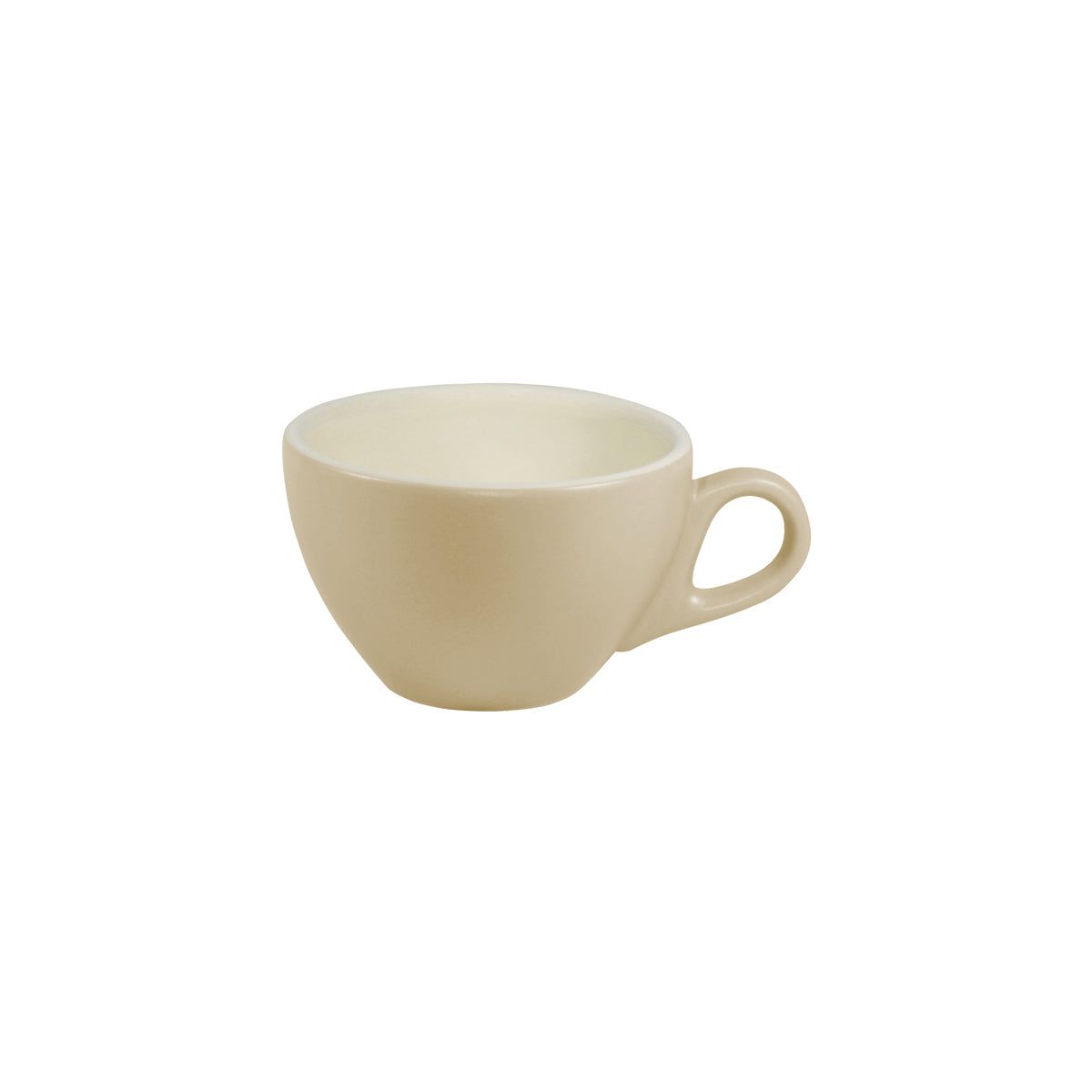 Brew-Harvest/White Matt Cappuccino Cup 220Ml Pack of 6
